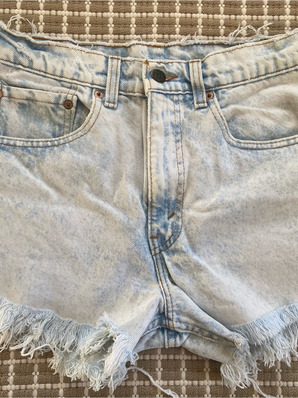 Levi's Light Blue Denim Jean Shorts